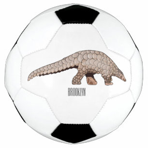 Pangolin-Cartoon Fußball