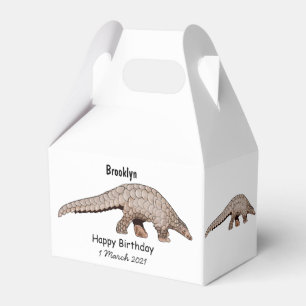 Pangolin-Cartoon Geschenkschachtel