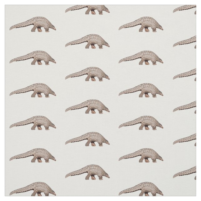 Pangolin-Cartoon Stoff (Muster)