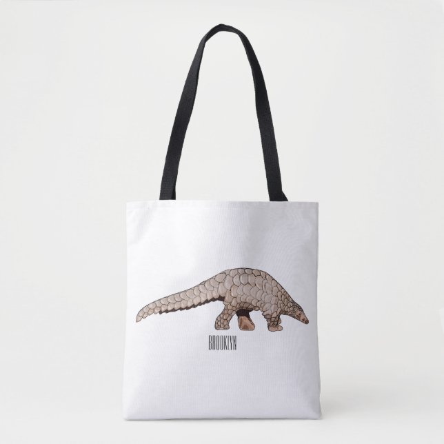 Pangolin-Cartoon Tasche (Vorderseite)