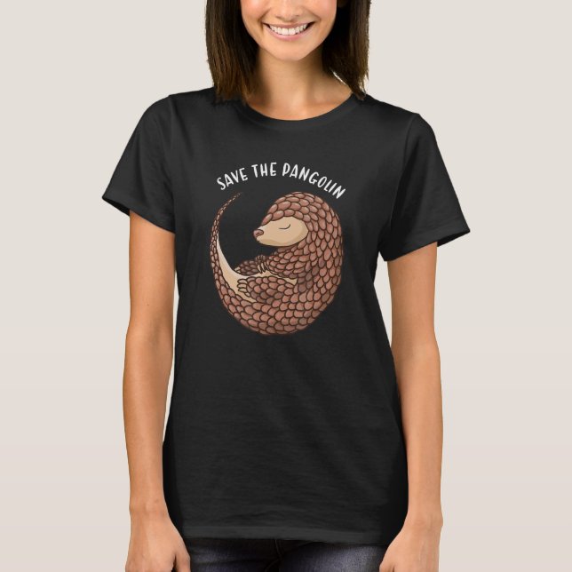 Pangolin gerettet T-Shirt (Vorderseite)