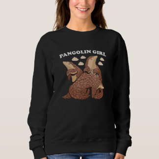 Pangolin Girl Sweatshirt