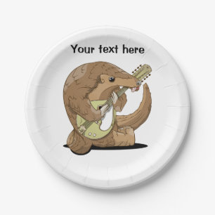 Pangolin Mandolin Pappteller