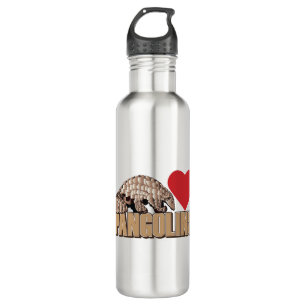 Pangolins-Herz Edelstahlflasche