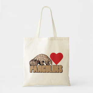 Pangolins-Herz Tragetasche
