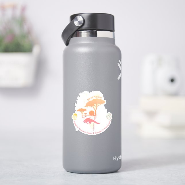 Pangolins Limited Edition Aufkleber gerettet (HydroFlask)