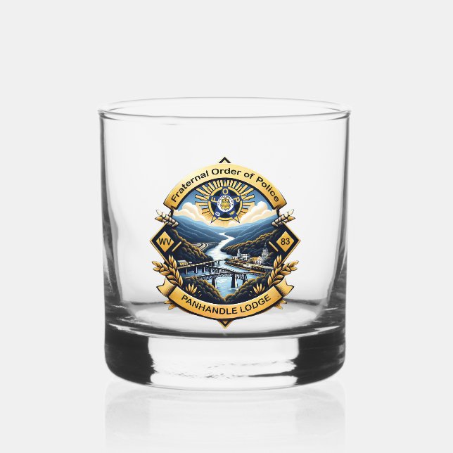 Panhandle Lodge 83 Whiskyglas (Vorderseite)