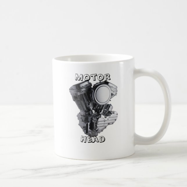 panhead b9_3 Motor, Motor, Kopf Kaffeetasse (Rechts)