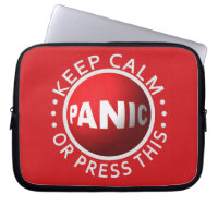 Panic Button Notebook-Ärmel