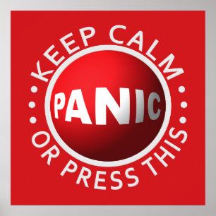Panic Button Poster