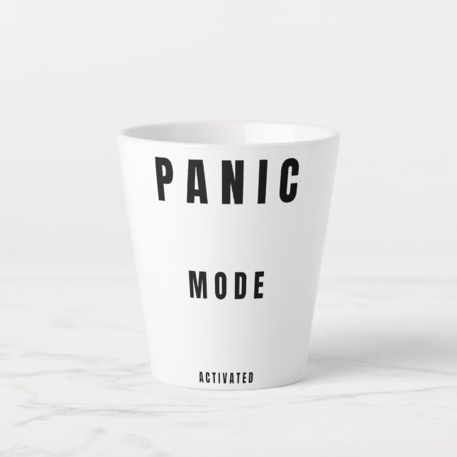 Panic Mode Activated – Limited Edition 781 Milchtasse (Vorderseite)