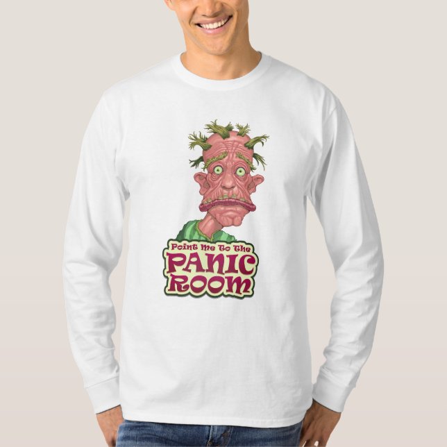 Panic Room Men's Long Sleeve T - Shirt (Vorderseite)