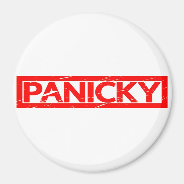 Panicky Briefmarke Magnet (Vorne)