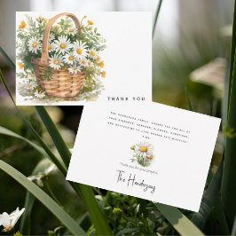 Panier d'aquarelle de Merci de deuil