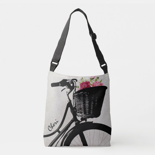 Panier de bicyclette de sac mortuaire croisé à (Devant)