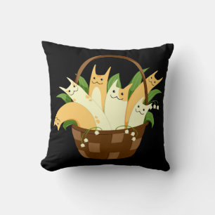 panier de chats coussin