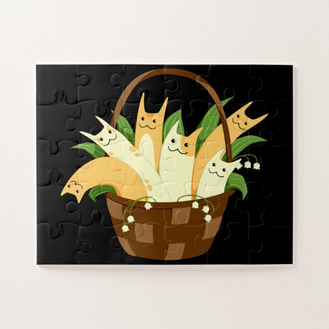 panier de chats puzzle (Horizontal)
