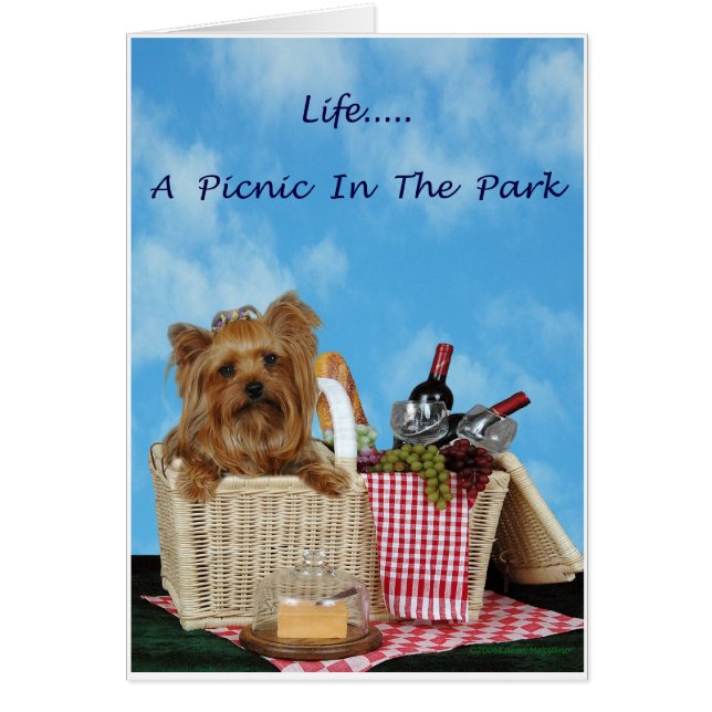 Panier de pique-nique Yorkie (Devant)