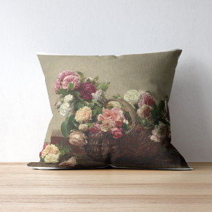 Panier de Rose - Henri Fantin-Latour Kissen