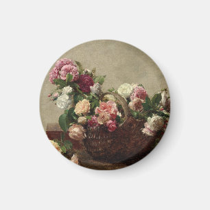 Panier de Rose - Henri Fantin-Latour Magnet