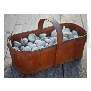 Panier en bois Vintage anglais