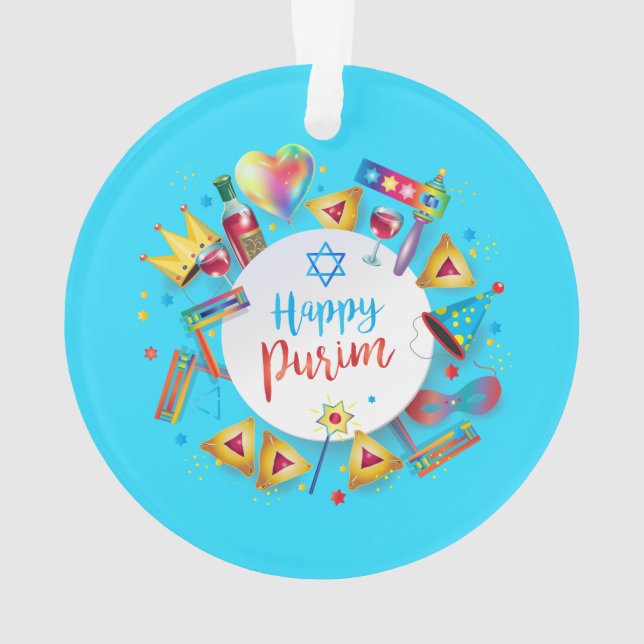 Panier Purim Cadeaux Hamantaschen Gragger Hébreu (dos)