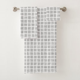 Panier Tissu boueux, noir et blanc
