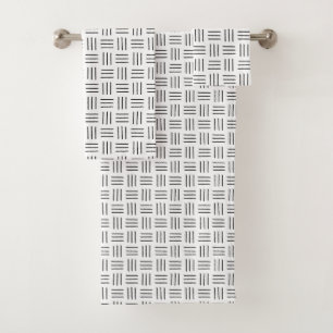 Panier Tissu boueux, noir et blanc