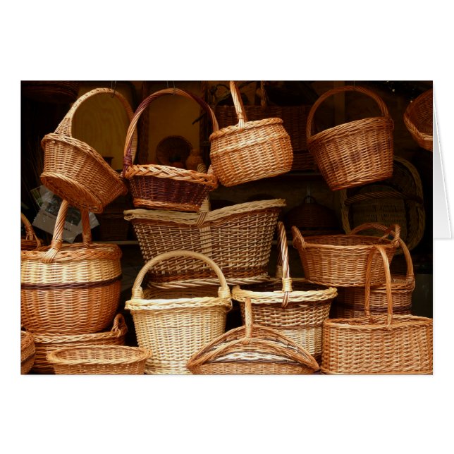 Paniers pour la carte blanche à vendre (Devant horizontal)