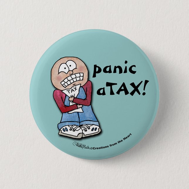 Panik aTAX! Button (Vorderseite)