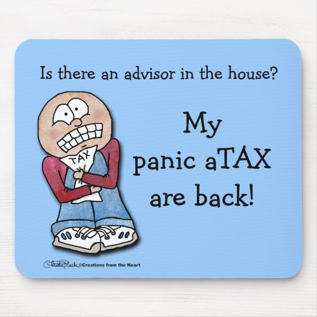 Panik aTAX! Mousepad (Vorne)