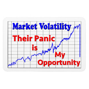 Panik beim Börsenhandel Magnet