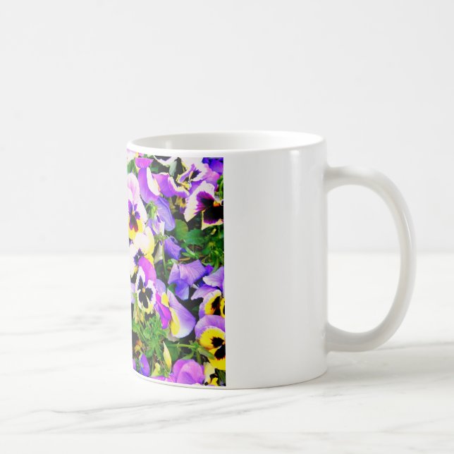 Panik-Blume Kaffeetasse (Rechts)