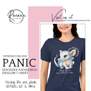 Panikstörung Bewusstsein Dragon WHITE LETTERING Tri-Blend Shirt