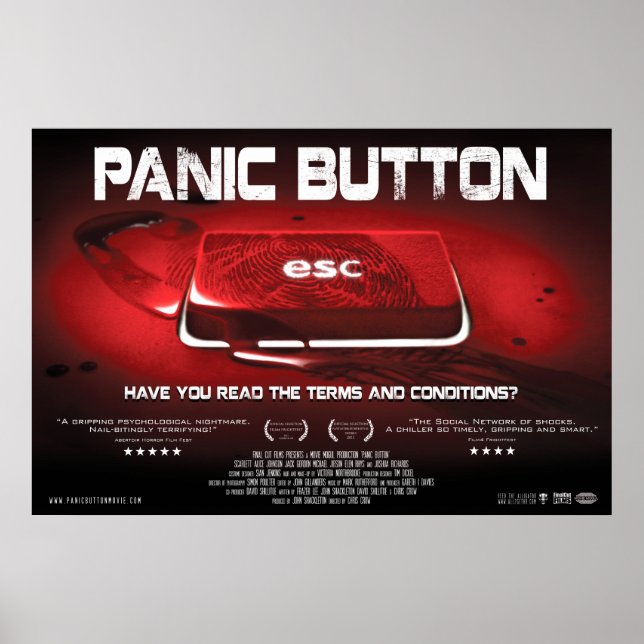 Paniktaste Blood Key Poster (Vorne)