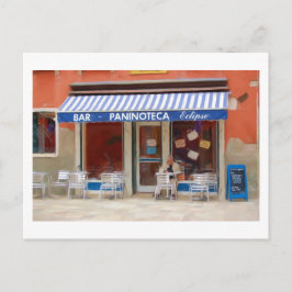 Paninoteca Venice Italien Postkarte