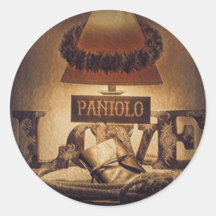 Paniolo Liebe Runder Aufkleber
