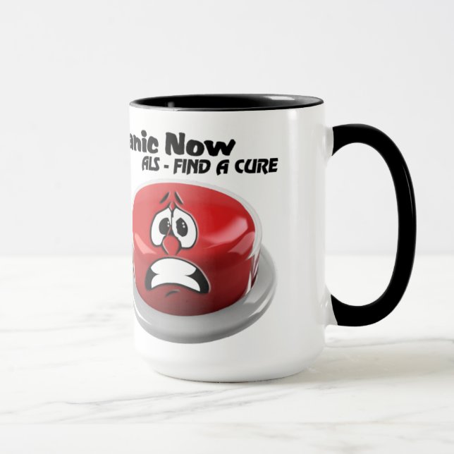 Panique maintenant Ringer Mug (Droite)