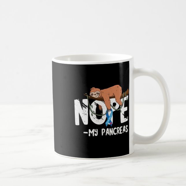 Pankreas Diabetes Bewusstsein Blut Kaffeetasse (Rechts)