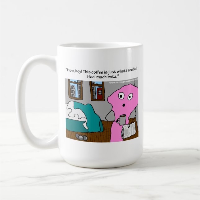 Pankreas-Wortspiel-(Beta) Tasse (Links)