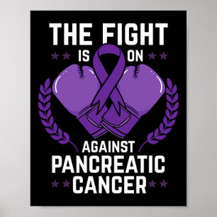 Pankreaskarzinom Shirt Chemotherapie Stomach Boxin Poster