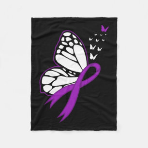 Pankreaskrebs-Outfit-Geschenk für Pankreasabfall Fleecedecke