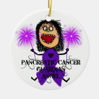 Pankreaskrebs-Vormund Angel Keramikornament