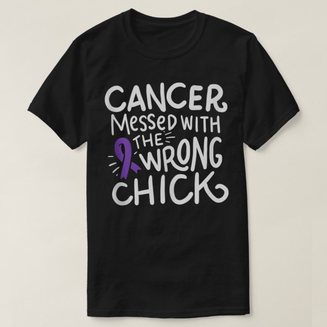 Pankreasüberlebung Pankreas Chemo Geschenk Pur T-Shirt (Design vorne)