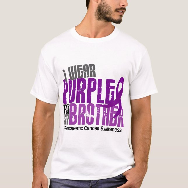 Pankreatischer Krebs trage ich Lila für meinen T-Shirt (Vorderseite)