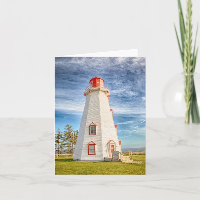 Panmure Island Lighthouse Karte (Vorderseite)