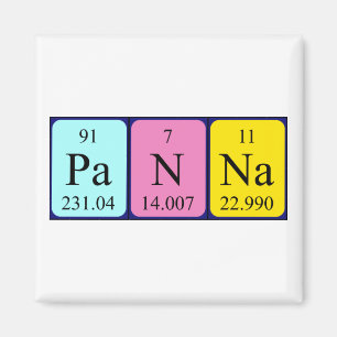 Panna Periodenmagnetmagnet Magnet