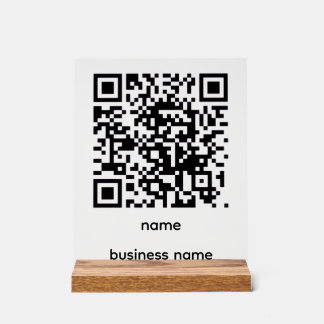 Panneau acrylique Code QR