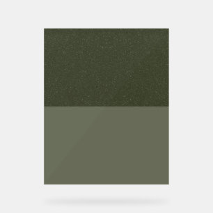 Panneau acrylique en mousse verte texturée - Perso