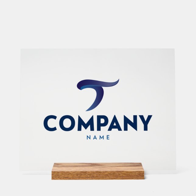 Panneau Acrylique Logo Personnalisé Marque Profess (Recto)